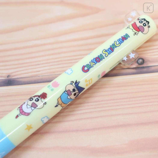 Japan Crayon Shin-chan Two Color Mimi Pen - Shinnosuke Nohara : Classmate Yellow Blue - 2