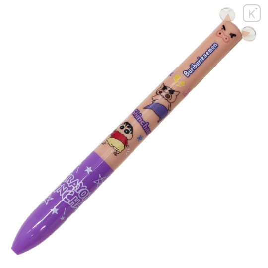 Japan Crayon Shin-chan Two Color Mimi Pen - Shinnosuke Nohara : Pig - 1