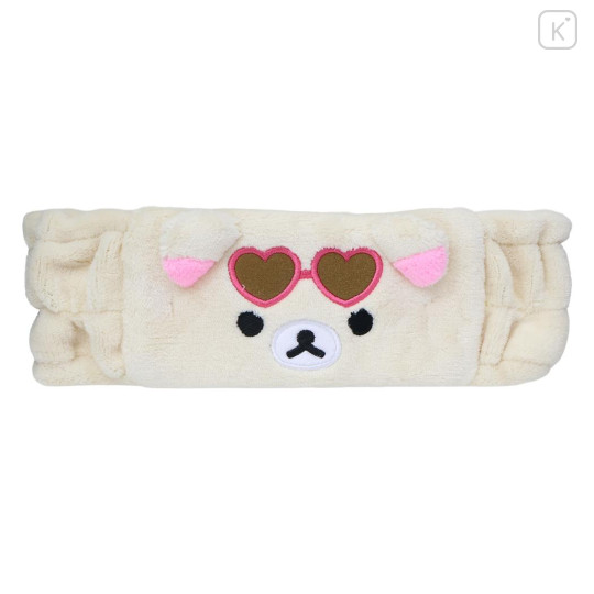 Japan San-X Mascot Spa Headband - Korilakkuma : Sunglasses Heart - 1