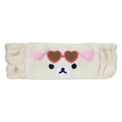 Japan San-X Mascot Spa Headband - Korilakkuma : Sunglasses Heart