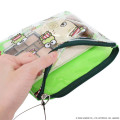 Japan Sanrio A5 Flat Pouch - Keroppi : Green All Over Pattern - 3