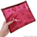 Japan Sanrio A5 Flat Pouch - Hello Kitty : Red All Over Pattern - 2