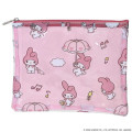 Japan Sanrio A5 Flat Pouch - My Melody : Pink All Over Pattern - 1