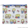 Japan Sanrio A5 Flat Pouch - Patty & Jimmy : All Over Pattern - 1