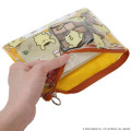 Japan Sanrio A5 Flat Pouch - Pompompurin : Yellow All Over Pattern - 3