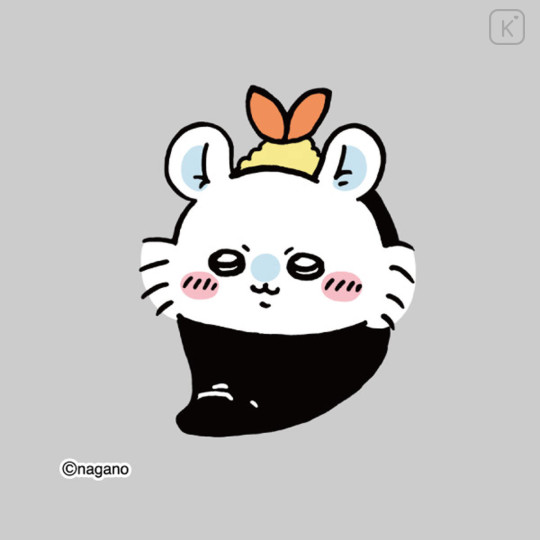 Japan Chiikawa Charapita Iron Print Mini - Momonga : Sushi Roll Tempura - 4