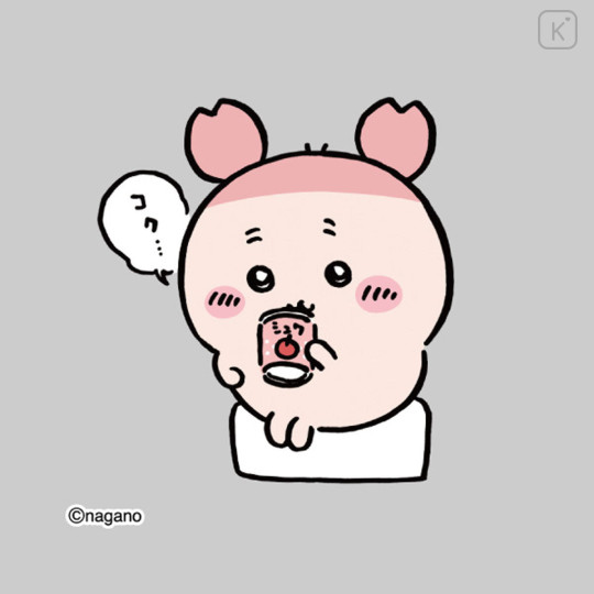 Japan Chiikawa Charapita Iron Print Mini - Furuhonya Kani-chan : Juice - 4