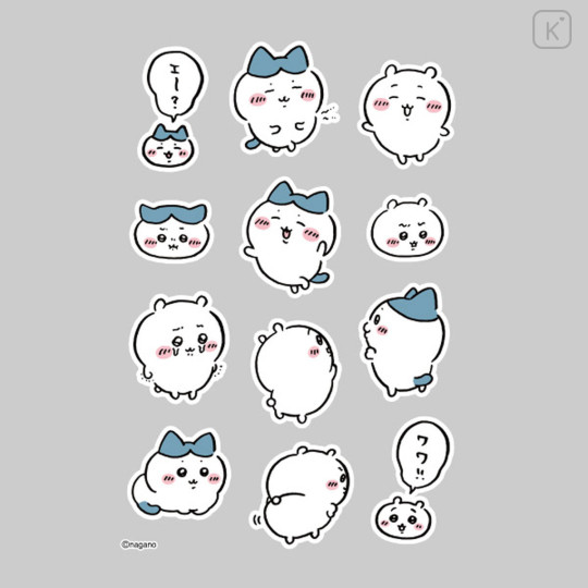 Japan Chiikawa Charapita Iron Print Postcard - Chiikawa & Hachiware : BFF - 4