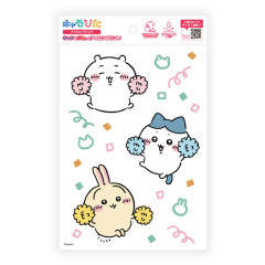 Japan Chiikawa Charapita Iron Print A5 - Chiikawa & Hachiware & Usagi : Cheerleaders