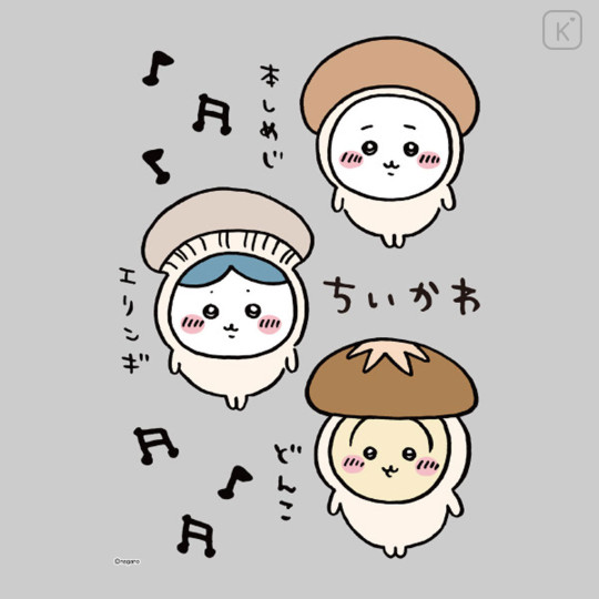 Japan Chiikawa Charapita Iron Print A5 - Chiikawa & Hachiware & Usagi : Mushroom - 4