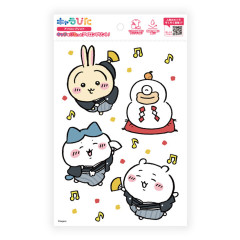 Japan Chiikawa Charapita Iron Print A5 - Chiikawa & Hachiware & Usagi : New Year Dance