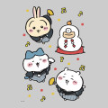 Japan Chiikawa Charapita Iron Print A5 - Chiikawa & Hachiware & Usagi : New Year Dance - 4