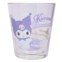 Japan Sanrio Clear Acrylic Tumbler - Kuromi : Fun With You