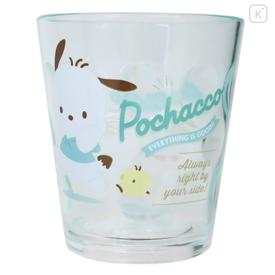 Japan Sanrio Clear Acrylic Tumbler - Pochacco : Fun With You - 1