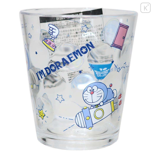 Japan Doraemon Clear Acrylic Tumbler - Gadget - 1
