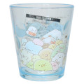 Japan San-X Clear Acrylic Tumbler - Sumikko Gurashi : Friends Light Blue - 1