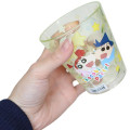 Japan Crayon Shin-chan Clear Acrylic Tumbler - Shinnosuke Nohara & Shiro : Friends Light Yellow - 3