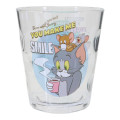 Japan Tom and Jerry Clear Acrylic Tumbler - You Make Me Smile - 1