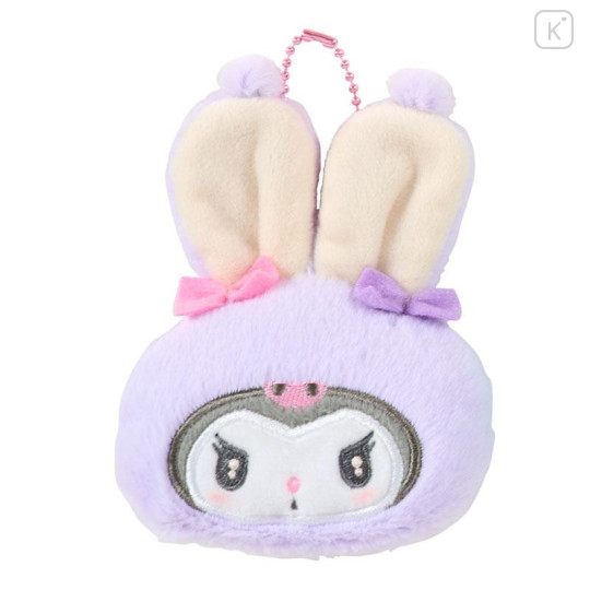 Japan Sanrio Original Secret Face Mini Pouch Charm - Puffy Ear Rabbit Club Blind Box - 6