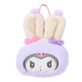 Japan Sanrio Original Secret Face Mini Pouch Charm - Puffy Ear Rabbit Club Blind Box - 6