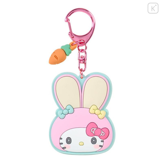 Japan Sanrio Original Secret Mirror Rubber Keychain - Puffy Ear Rabbit Club Blind Box - 2