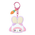 Japan Sanrio Original Secret Mirror Rubber Keychain - Puffy Ear Rabbit Club Blind Box - 3