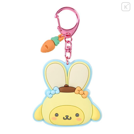 Japan Sanrio Original Secret Mirror Rubber Keychain - Puffy Ear Rabbit Club Blind Box - 6