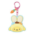 Japan Sanrio Original Secret Mirror Rubber Keychain - Puffy Ear Rabbit Club Blind Box - 6