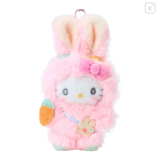 Japan Sanrio Original Mascot Holder - Hello Kitty : Puffy Ear Rabbit Club - 1