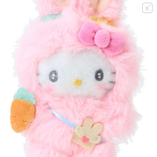 Japan Sanrio Original Mascot Holder - Hello Kitty : Puffy Ear Rabbit Club - 3