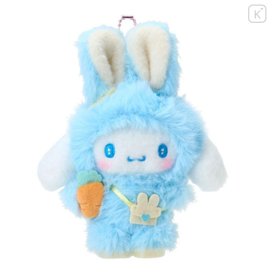 Japan Sanrio Original Mascot Holder - Cinnamoroll : Puffy Ear Rabbit Club - 1