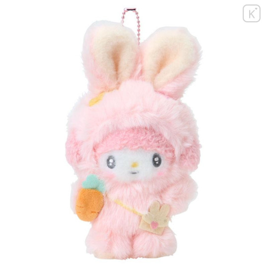 Japan Sanrio Original Mascot Holder - My Sweet Piano : Puffy Ear Rabbit Club - 1