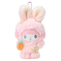 Japan Sanrio Original Mascot Holder - My Sweet Piano : Puffy Ear Rabbit Club - 1