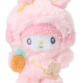 Japan Sanrio Original Mascot Holder - My Sweet Piano : Puffy Ear Rabbit Club - 3