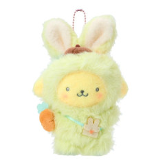 Japan Sanrio Original Mascot Holder - Pompompurin : Puffy Ear Rabbit Club