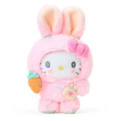 Japan Sanrio Original Plush Toy - Hello Kitty : Puffy Ear Rabbit Club