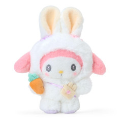 Japan Sanrio Original Plush Toy - My Melody : Puffy Ear Rabbit Club