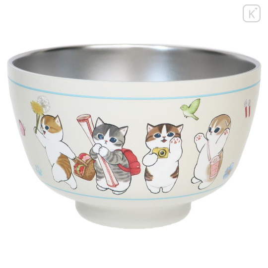 Japan Mofusand Stainless Vacuum Double Bowl 450ml - Departure - 1