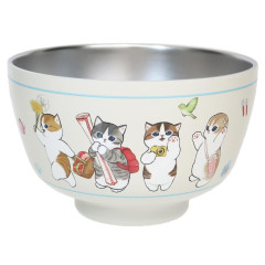 Japan Mofusand Stainless Vacuum Double Bowl 450ml - Departure