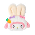 Japan Sanrio Original Big Mascot Hair Clip - My Melody : Puffy Ear Rabbit Club Puppy Eyes - 1