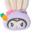 Japan Sanrio Original Big Mascot Hair Clip - Kuromi : Puffy Ear Rabbit Club Puppy Eyes - 3