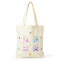Japan Sanrio Original Tote Bag - Puffy Ear Rabbit Club Characters - 1