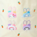 Japan Sanrio Original Tote Bag - Puffy Ear Rabbit Club Characters - 4