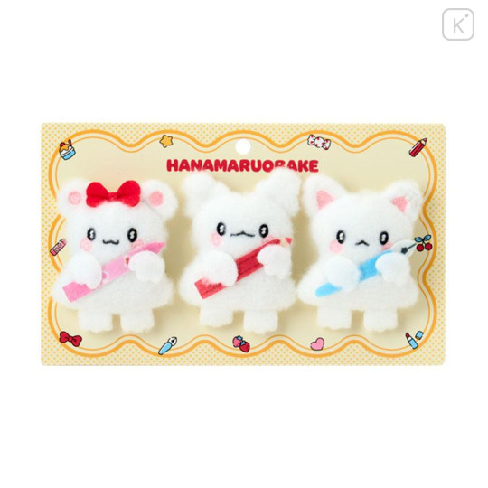 Japan Sanrio Original Mascot Brooch Set - Hanamaruobake : Together with Friends - 1