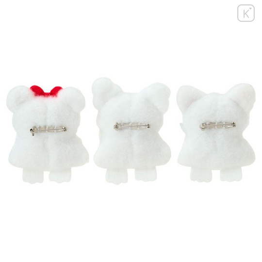 Japan Sanrio Original Mascot Brooch Set - Hanamaruobake : Together with Friends - 3