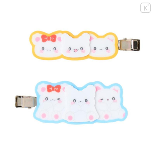 Japan Sanrio Original Bangs Clip Set - Hanamaruobake : Together with Friends Face - 2