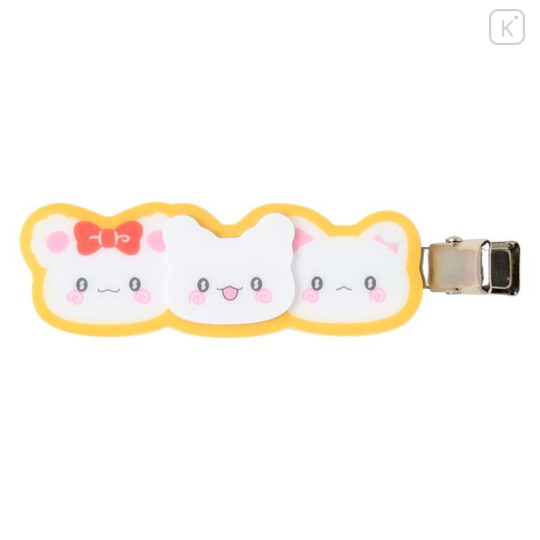 Japan Sanrio Original Bangs Clip Set - Hanamaruobake : Together with Friends Face - 4