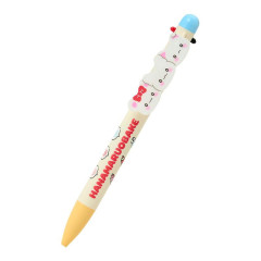 Japan Sanrio Original Mascot 3 Color Multi Ballpoint Pen - Hanamaruobake : Together with Friends