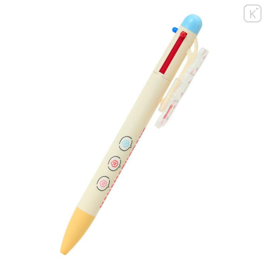 Japan Sanrio Original Mascot 3 Color Multi Ballpoint Pen - Hanamaruobake : Together with Friends - 3