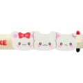 Japan Sanrio Original Mascot 3 Color Multi Ballpoint Pen - Hanamaruobake : Together with Friends - 4